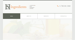 Desktop Screenshot of hsingredients.com