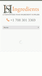 Mobile Screenshot of hsingredients.com